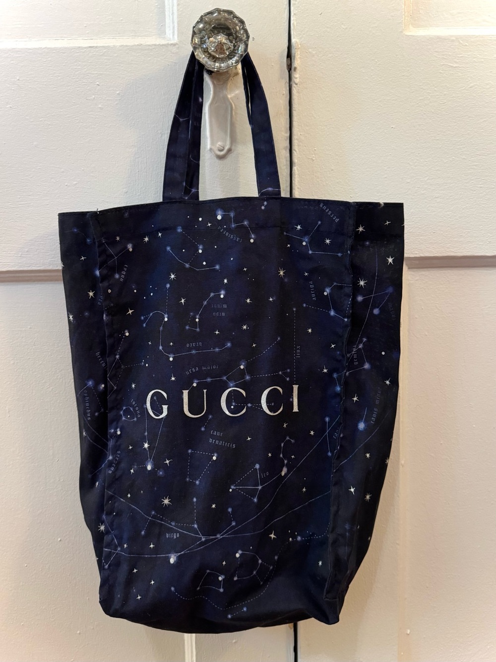 Gucci Navy Constellation Canvas Tote